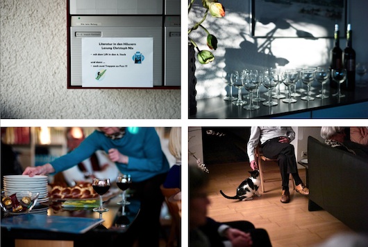 Literatur in den Häusern Impressionen der Lesung von Christoph Nix bei Gerda und René Imesch in Kreuzlingen. Bilder: Sascha Erni