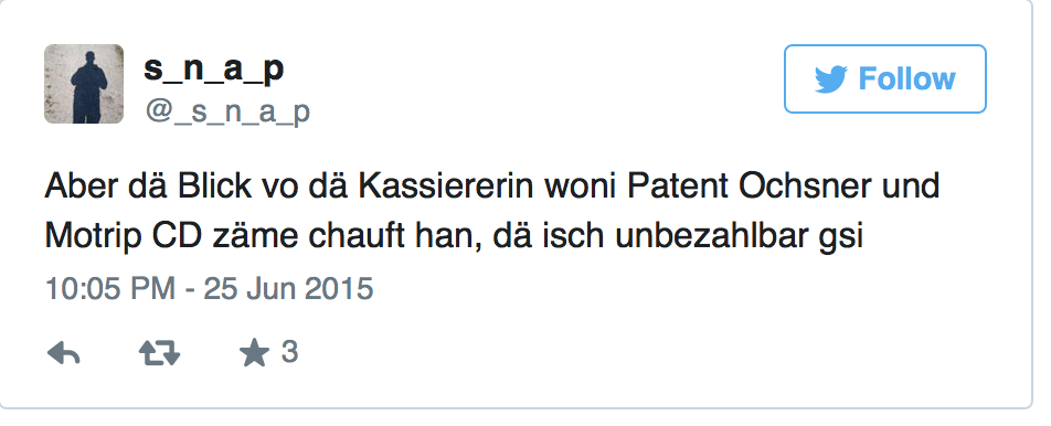 Patent-Ochsner-Fans auf Abwegen. 