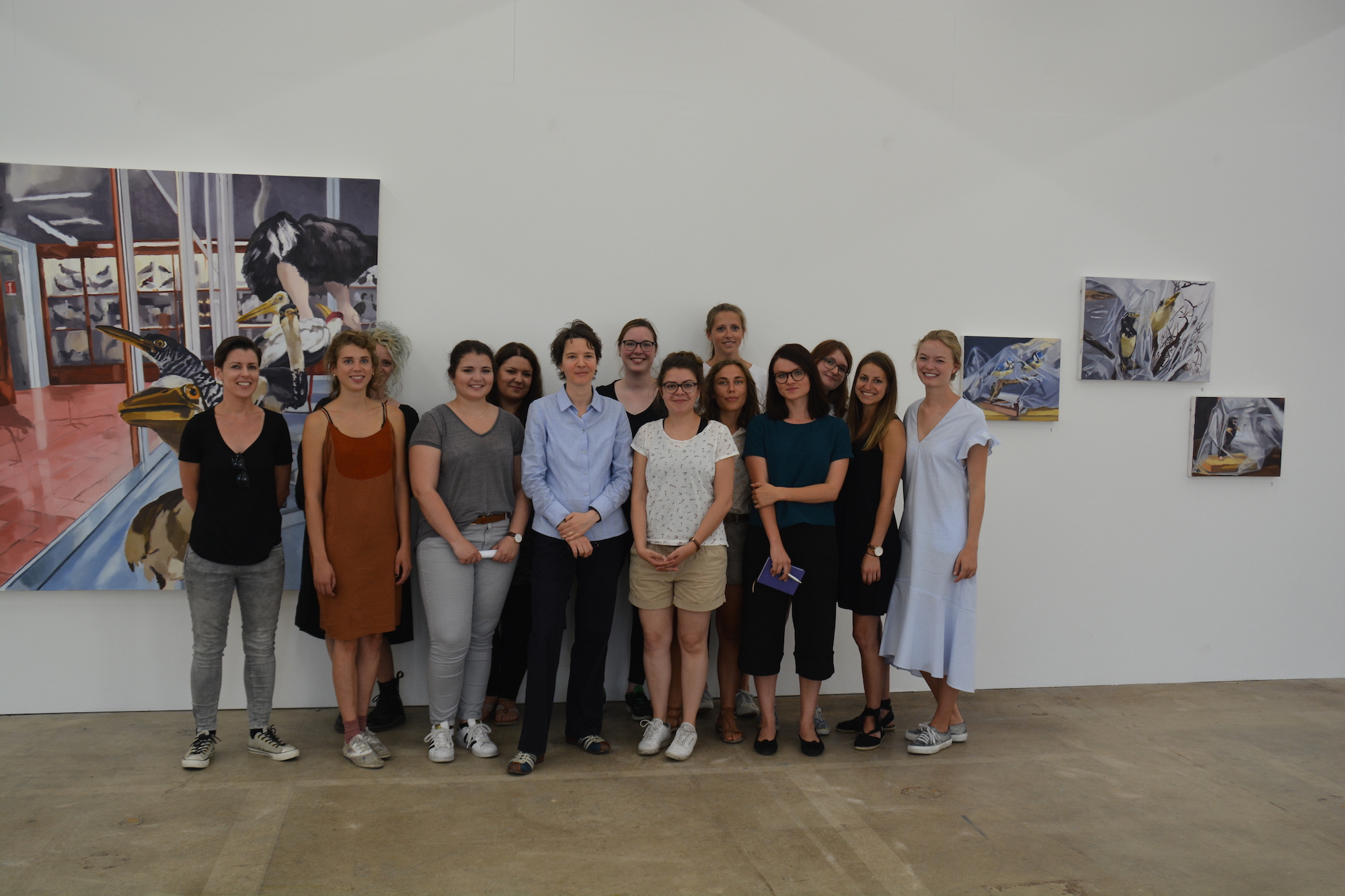 Haben die Ausstellung von Nikola Irmer im Kunstraum Kreuzlingen kuriert: Studentinnen der Universität Konstanz