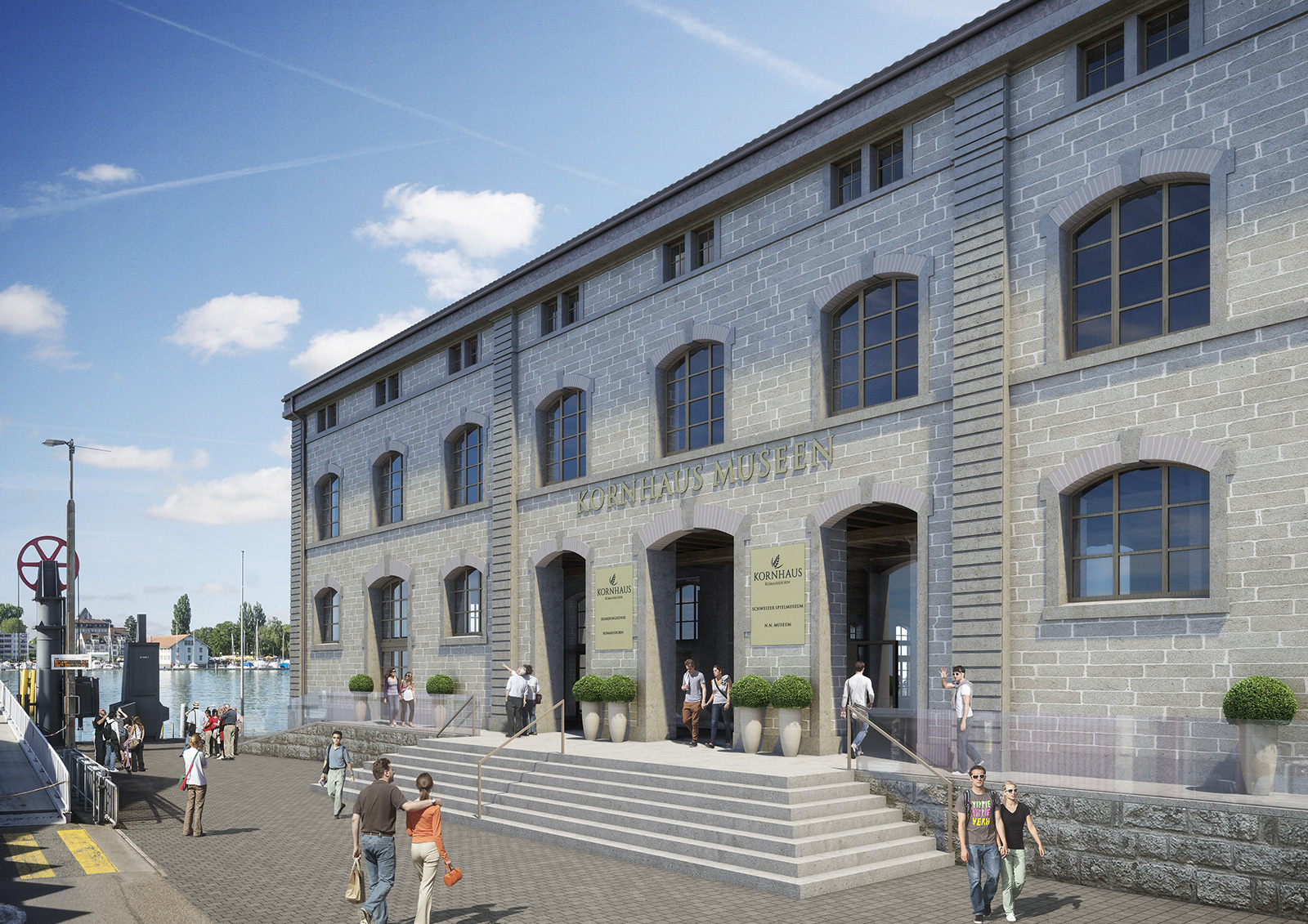 Zukunftsvision: Zwei Museen sollen im neuen Kornhaus am Romanshorner Hafen beheimatet sein. Bis jetzt ist erst eines sicher gefunden.