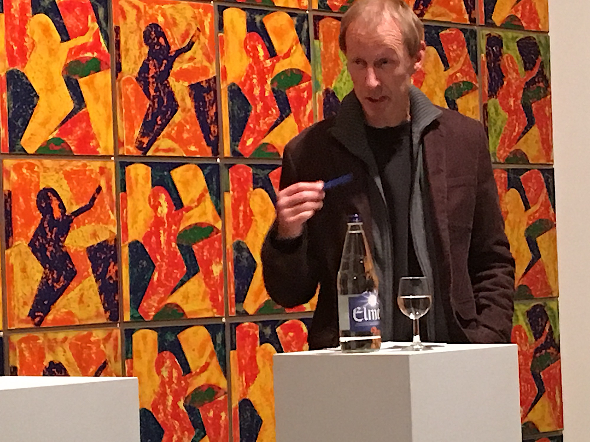 "Ironie als Haltung in der Kunst ist unzulässig": Daniel Gallmann bei einer Diskussion im Kunstmuseum Thurgau über das Künstlerbild in der modernen Gesellschaft