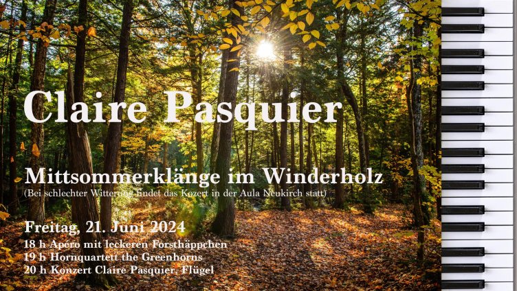 Claire Pasquier - Mittsommerkonzert im Winderholz