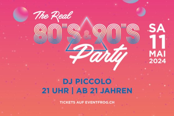 The Real 80er & 90er Party