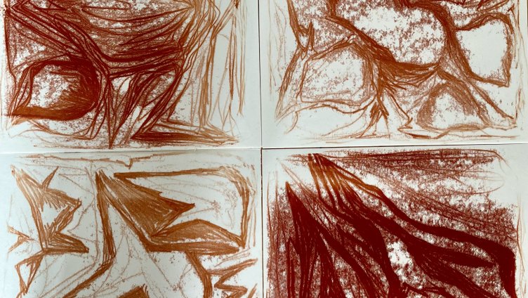 Monotypien/Acryl