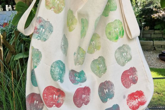 Tote bags mal anders Kreativnachmittag als Gartenkindaktion