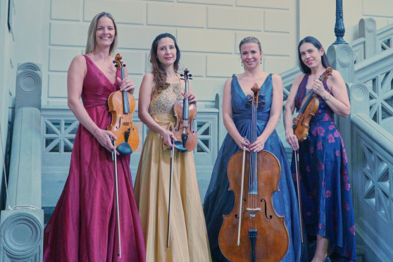 Nuancen Streichquartett und Simone Keller