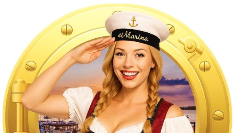 Oktoberfest Schiff im Hafen Ermatingen am Bodensee