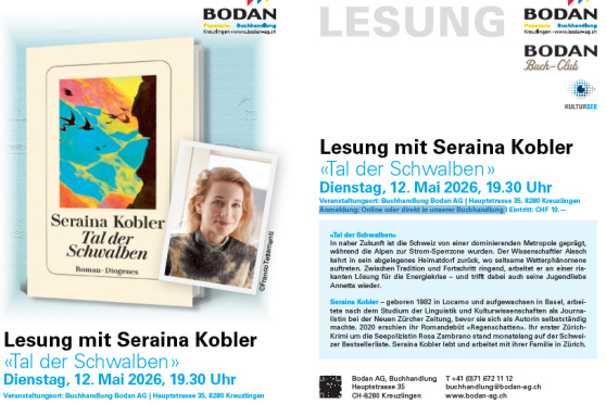 Lesung mit Seraina Kobler - Tal der Schwalben