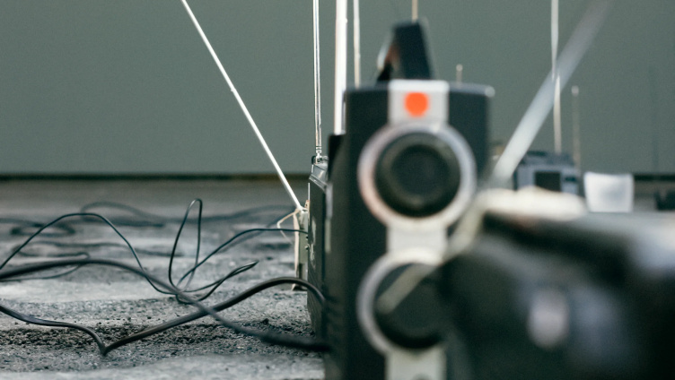 Künstlergespräch und Performance Blablabor