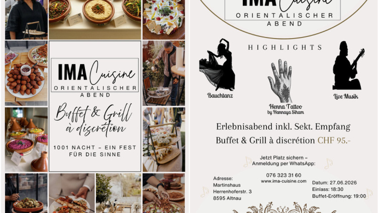 IMA Cuisine - Orientalischer Abend