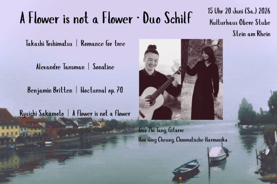 Konzert:  A Flower is not a Flower · Duo Schilf