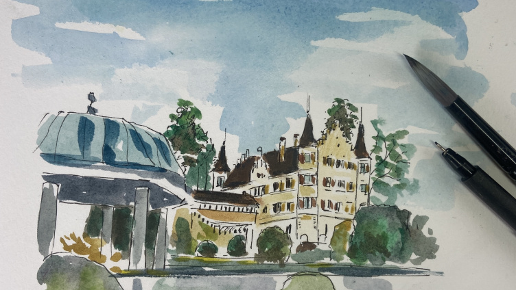 Urban Sketching im Park