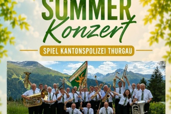 Sommerkonzert Spiel der Kantonspolizei Thurgau
