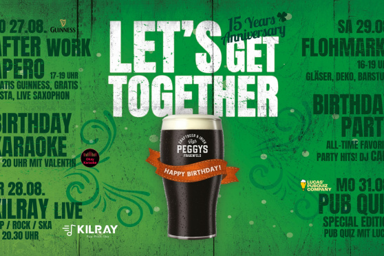 15 Jahre Peggys O'Neill's Irish Bar