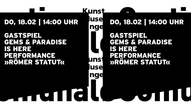 Gastspiel Gems and Paradise is here - Römer Statut