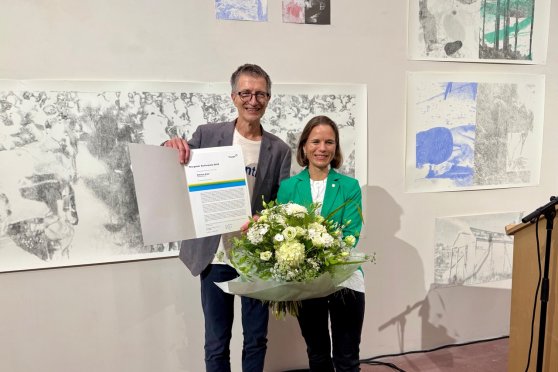 Eine Pop-up-Ausstellung zur Preisverleihung