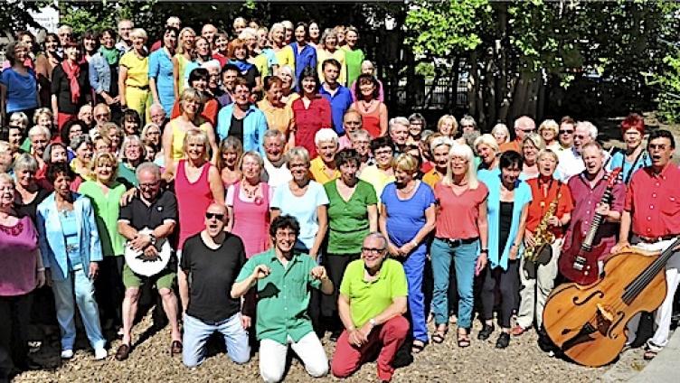 Action mit Senioren